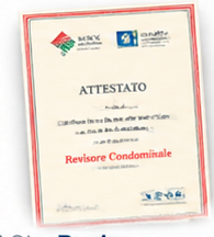 Illustrazione di un attestato di revisore condominiale